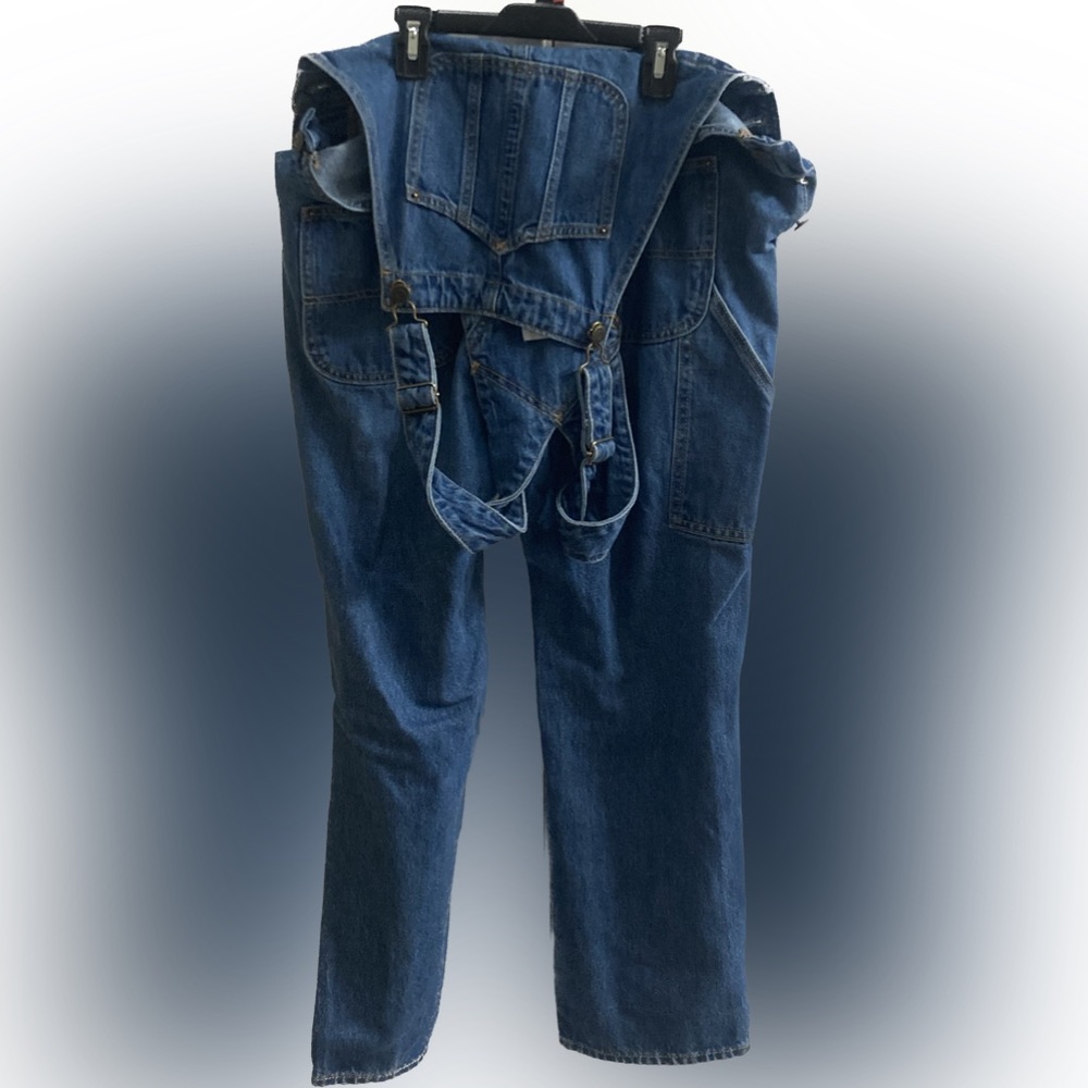 Old navy patch work overalls